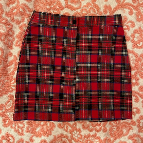 Plaid mini skirt - Picture 1 of 4